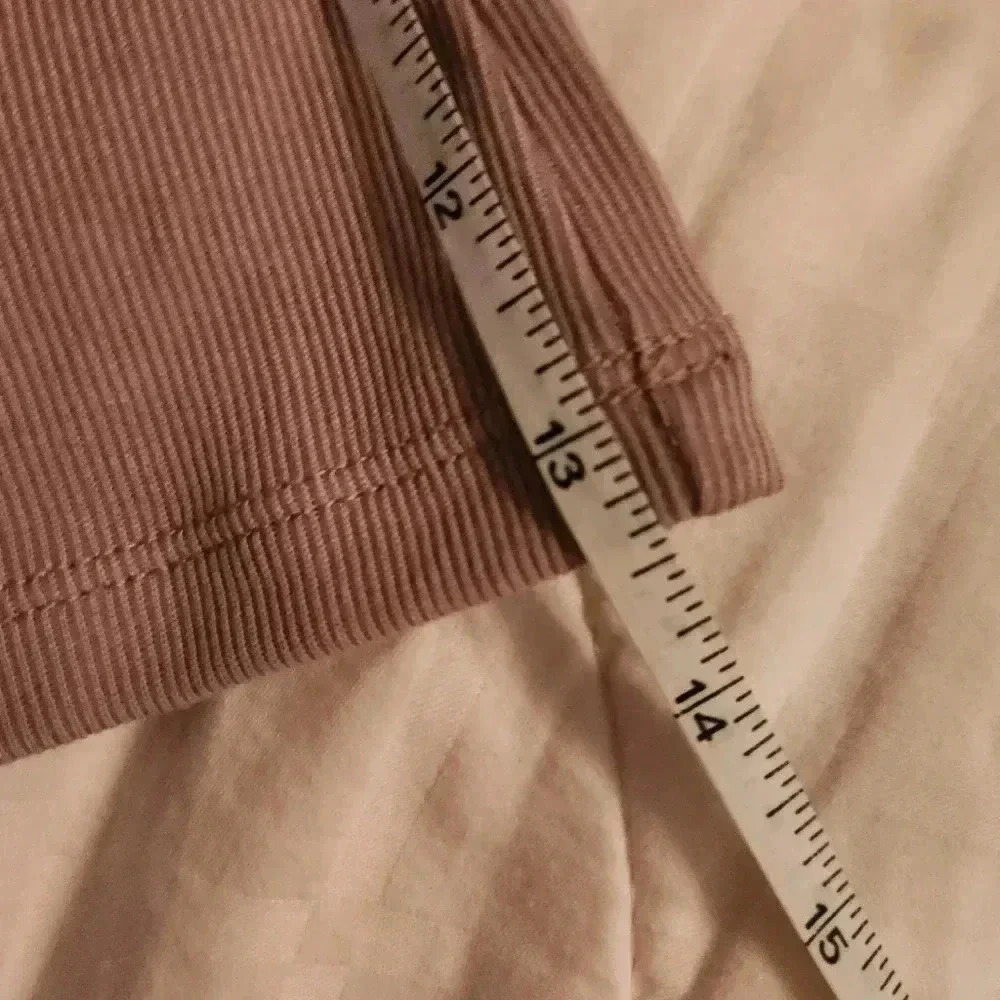 Abercrombie & Fitch micro mofal collection tan Brown Beige crewneck T-shirt basi - Picture 7 of 8